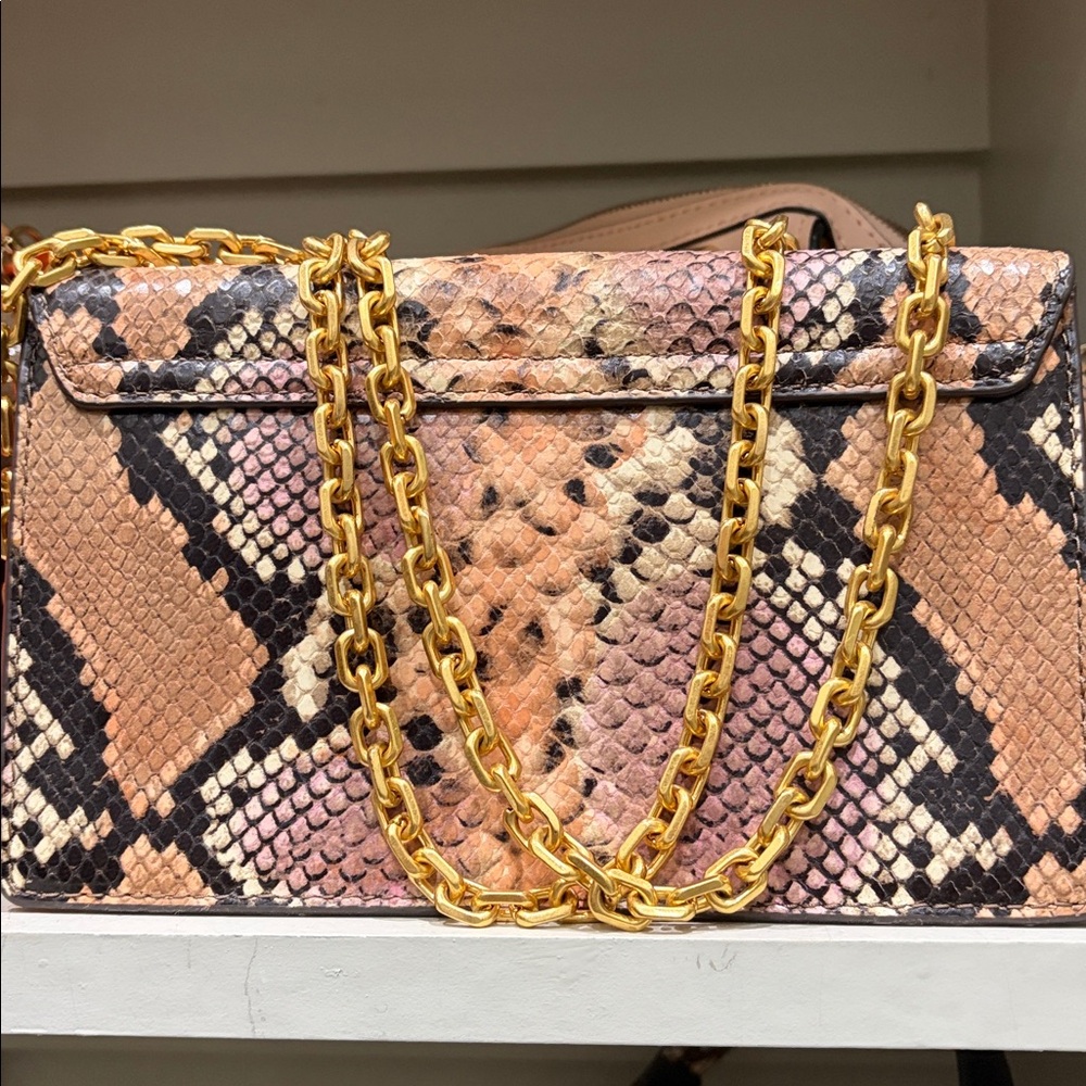 Tory Burch Multicolor Python Embossed Gemini Link… - image 8